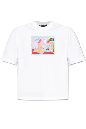 dries van noten ビジューエンブロイダリー　tシャツ dries van noten ビジューエンブロイダリー tシャツ DRIES VAN